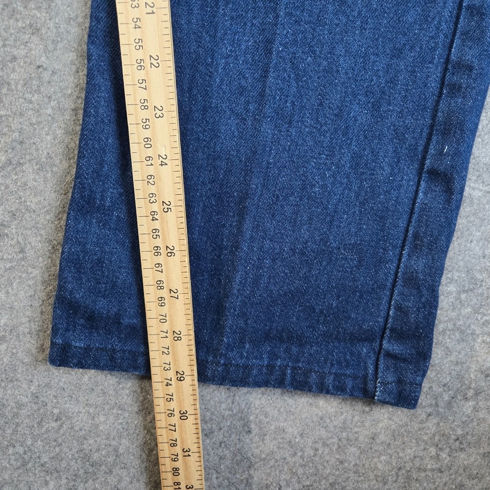 Vintage Bayly Jeans Mens 34x29* Straight Leg Dark Wash Outdoors 90s Made in USA - Picture 9 of 11